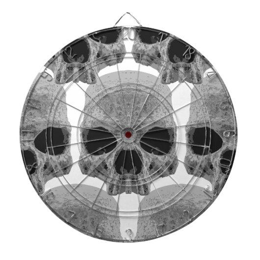 gothic schedels dartbord (Voorkant)