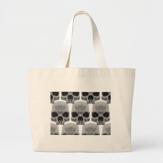 gothic schedels grote tote bag (Voorkant)
