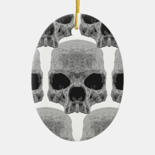 gothic schedels keramisch ornament (Voorkant)