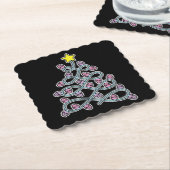 Gothic Schedels Kerstboom Onderzetters (Gebogen)