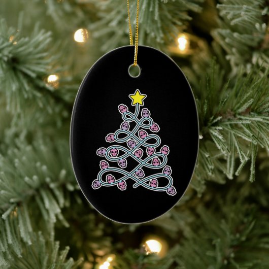 Gothic Schedels Kerstboom Ornament (Boom)