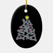 Gothic Schedels Kerstboom Ornament (Voorkant)