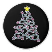 Gothic Schedels Kerstboomknop Keramische Knop (Voorkant)