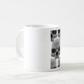 gothic schedels koffiemok (Voorkant links)