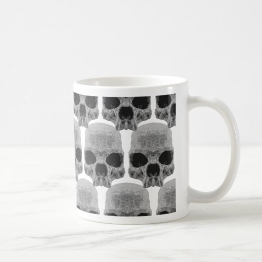 gothic schedels koffiemok (Rechts)