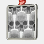 gothic schedels metalen ornament (Links)