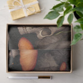 Gothic schedels Paddestoel Insecten Weefsel Decoup Tissuepapier (Geschenk)