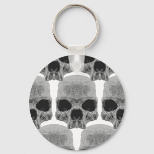 gothic schedels sleutelhanger