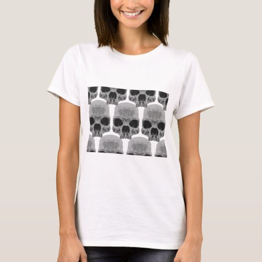 gothic schedels t-shirt (Voorkant)
