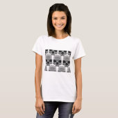 gothic schedels t-shirt (Voorkant volledig)