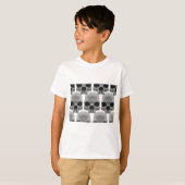 gothic schedels t-shirt (Voorkant volledig)