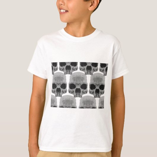 gothic schedels t-shirt (Voorkant)