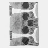 gothic schedels theedoek (Verticaal)