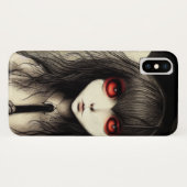 Gothic School Girl Case-Mate iPhone Case (Achterkant (horizontaal))