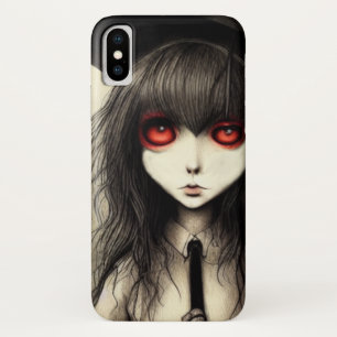 Gothic School Girl Case-Mate iPhone Case