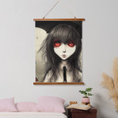 Gothic School Girl Hangend Wandkleed (Slaapkamer)