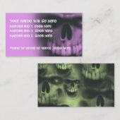 Gothic Schuif op roze Visitekaartje 2 (Voorkant / Achterkant)