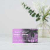 Gothic Schuif op roze Visitekaartje 2 (Staand voorkant)