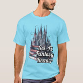 Gothic Sci-Fi Fantasy Lezer T-shirt (Voorkant)