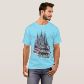 Gothic Sci-Fi Fantasy Lezer T-shirt (Voorkant volledig)