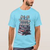 Gothic Sci Fi Fantasy Reader T-shirt (Voorkant)