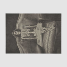 Gothic  Sepia Texture Skeleton