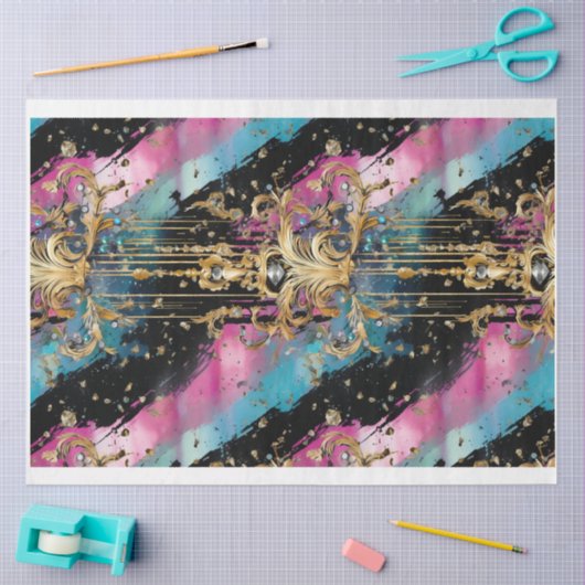 Gothic Shabby Glam Een Decoupage Papier (Craft)