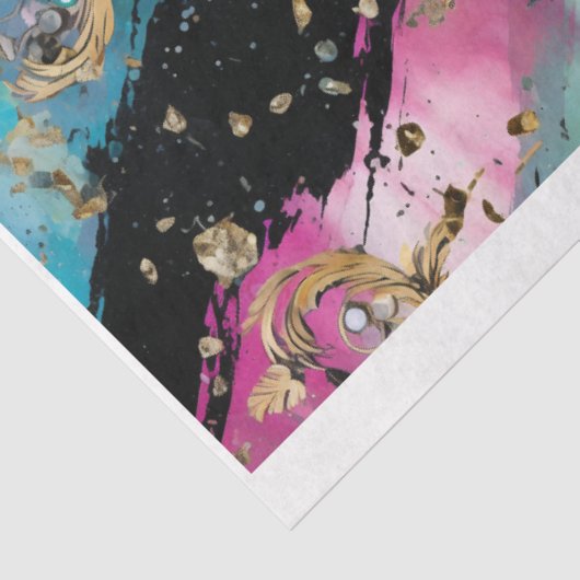 Gothic Shabby Glam Een Decoupage Papier (Detail)