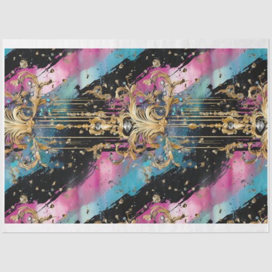 Gothic Shabby Glam Een Decoupage Papier (Voorkant)