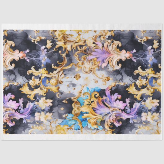 Gothic Shabby Glam G Decoupage Papier (Voorkant)