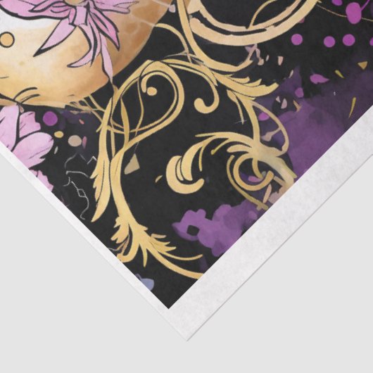 Gothic Shabby Glam H Decoupage Papier (Detail)