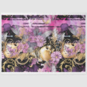 Gothic Shabby Glam H Decoupage Papier (Voorkant)