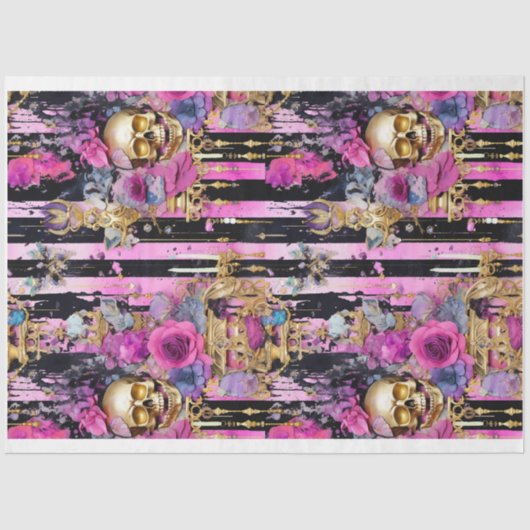 Gothic Shabby Glam I Decoupage Papier (Voorkant)