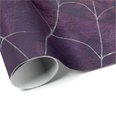 Gothic Silver Web Distressed Wrapping Paper Cadeaupapier (Rol Hoek)
