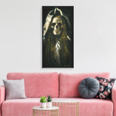 Gothic Skelet Ghost Canvas Afdruk (Insitu (Woonkamer))