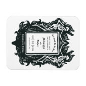 Gothic Skelet Liefde Tot de Dood Ons Scheidt Magneet (Horizontaal)