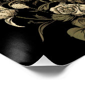  Gothic Skelet Schedel Raven Poison Halloween Perfect Poster (Hoek)