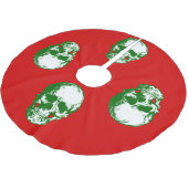 gothic skelet skelet lelijke kerstmis kerstboom rok (Gekanteld)