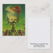 Gothic Skeleton ACEO Artists Trading Cards Visitekaartje (Voorkant / Achterkant)