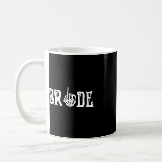 Gothic Skeleton Bride Wedding Just Married Spooky Koffiemok (Links)