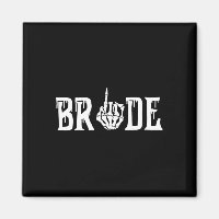 Gothic Skeleton Bride Wedding Just Married Spooky