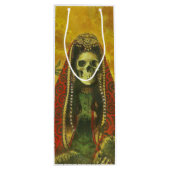 Gothic Skeleton Decorative Wine Bag Wijn Cadeautas (Achterkant)