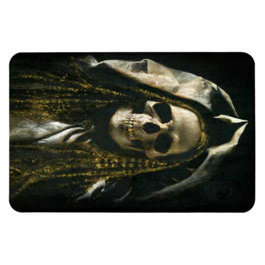 Gothic Skeleton Ghost Flexible Magnet Magneet (Horizontaal)