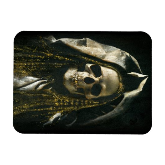 Gothic Skeleton Ghost Flexible Magnet Magneet (Horizontaal)