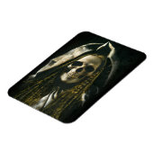 Gothic Skeleton Ghost Flexible Magnet Magneet (Linkerzijde)