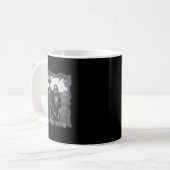 Gothic Skeleton Halloween kostuum Koffiemok (Voorkant links)