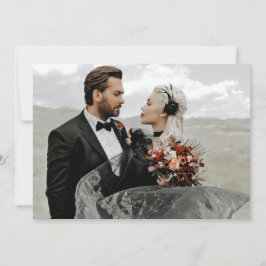 Gothic Skeleton Hands Wedding Details Info Kaart