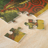 Gothic Skeleton Jigzaag Puzzle Legpuzzel (Zijkant)