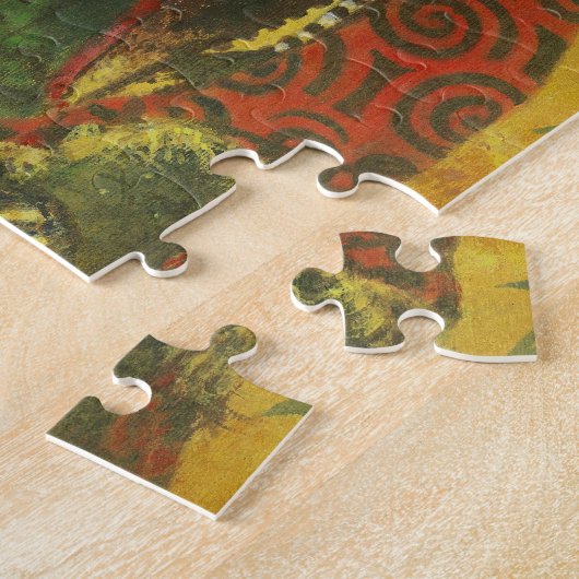 Gothic Skeleton Jigzaag Puzzle Legpuzzel (Zijkant)