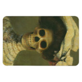 Gothic Skeleton Lady Flexible Magnet Magneet (Horizontaal)